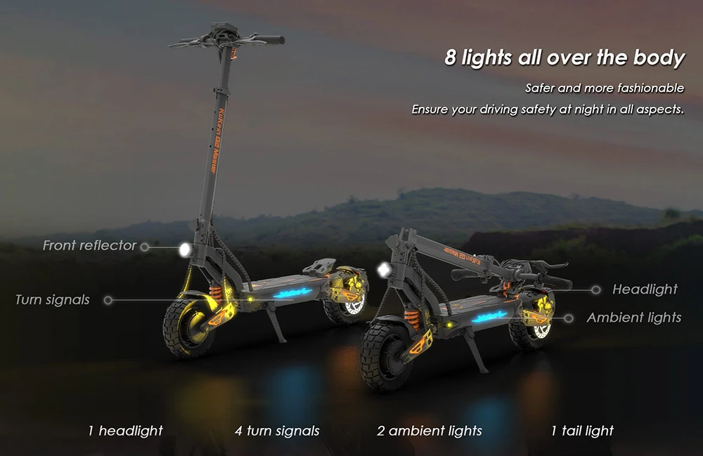 (Versiune îmbunătățită 2025) Trotinetă electrică KuKirin G2 Master, 10