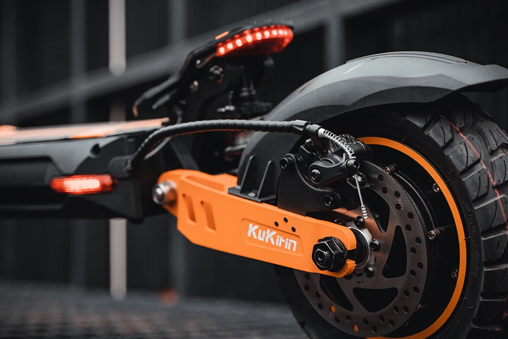 KuKirin G2 Max Electric Scooter 10 Inch Off-road Tires 1000W Motor 55Km/h Max Speed 48V 20Ah Battery 80km Range 120KG Max Load Detachable Seat Adjustable Height