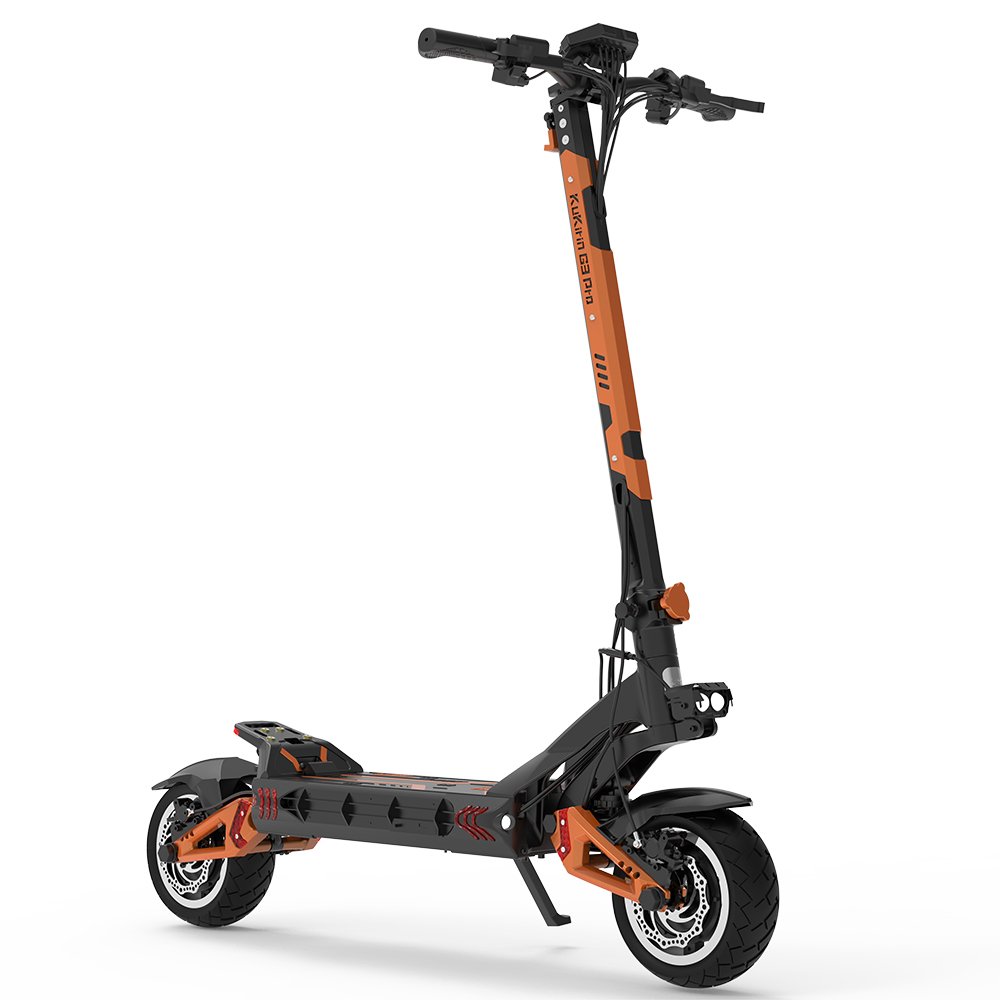 KuKirin G3 Pro Versiunea 2024 1200W*2 Motor Scooter electric off-road 10 inch Anvelopă 52V 23.2Ah Baterie detașabilă 80 km Raza de acțiune 65 km/h Viteză maximă Sistem de amortizor hidraulic dublu IP54 Frână hidraulică duală impermeabilă