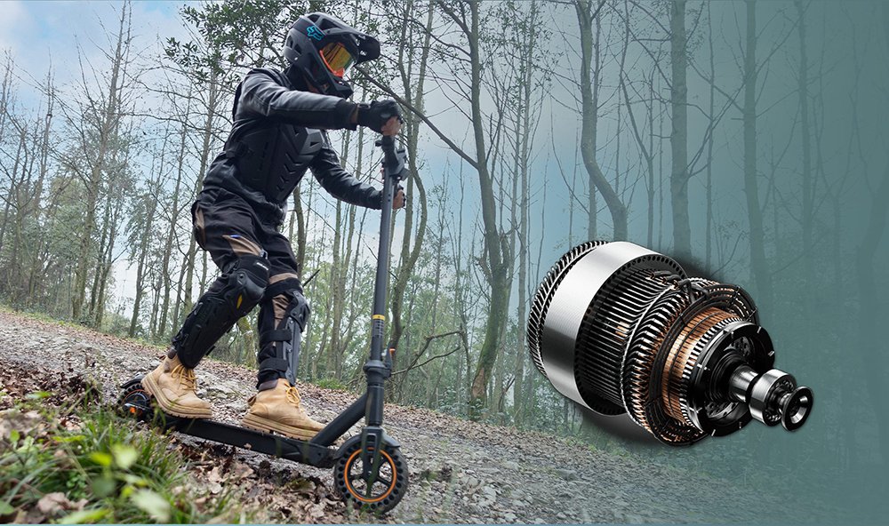 Trotineta electrica pliabila KuKirin S1 Max, motor 350 W, baterie 36 V 10,4 Ah, cauciucuri de 8 inchi, far spate 39 km raza de actiune, absorbtie a socurilor cu arc, afisaj mare, panta de 15 grade, catarama rabatabila de siguranta rezistenta la apa IP54
