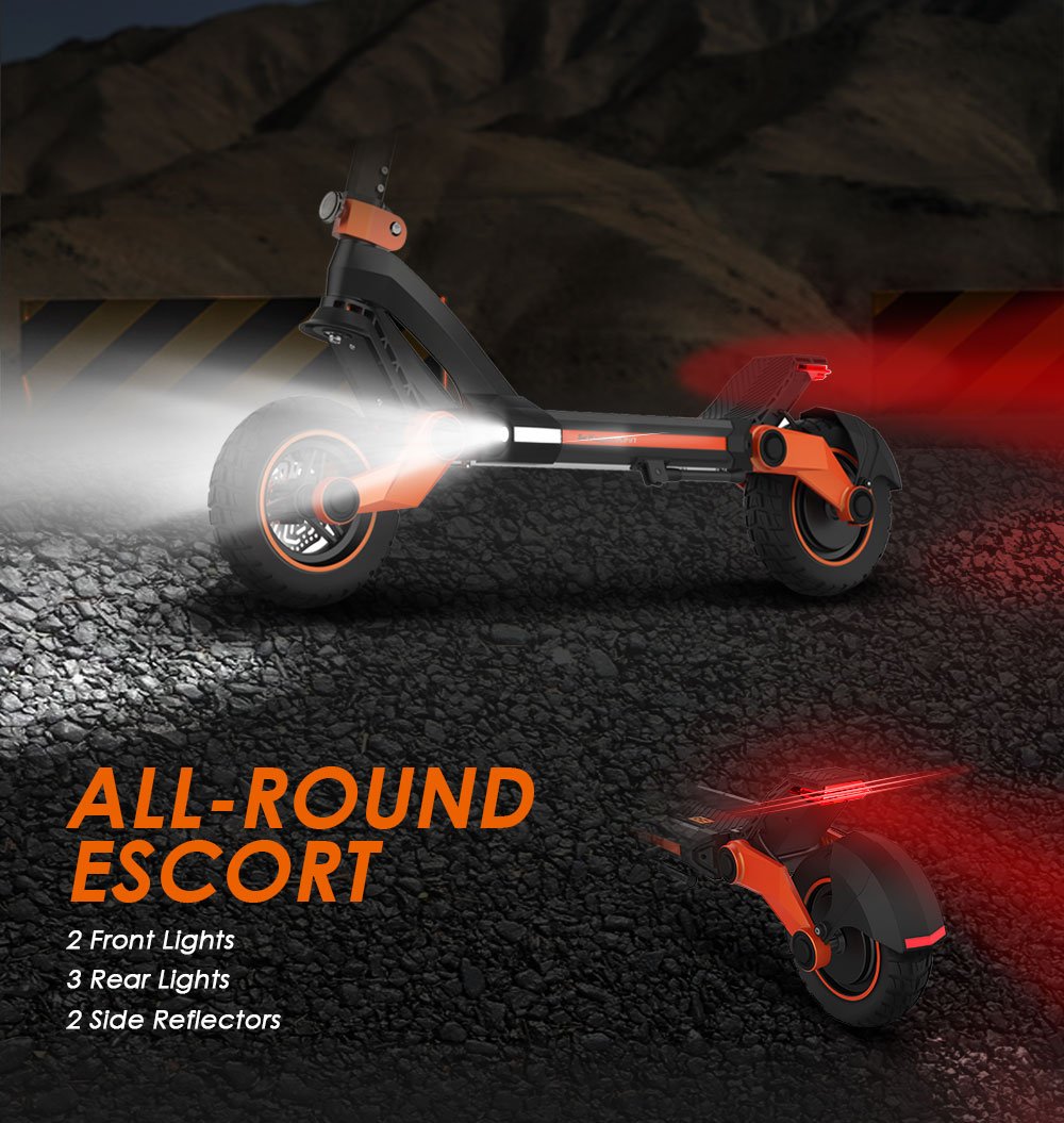 Scuter electric KUGOO KIRIN G3 Adventurers Dream 1200W Motor spate 52V 18Ah Baterie cu litiu Comandă afișaj tactil