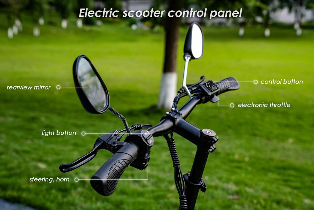 (Versiune actualizată) Trotinetă electrică KuKirin C1 Pro, motor de 500 W, baterie 48 V 26 Ah, anvelopă pneumatică de 14 inchi, viteză maximă de 45 km, autonomie de 100 km, pliabil cu un singur clic, scaun spate și coș de depozitare față, oglindă retrovizoare