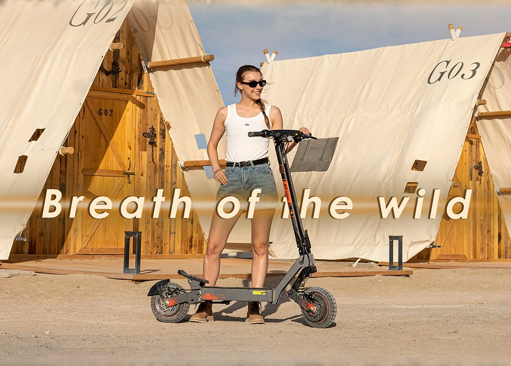 Trotinetă electrică pliabilă KuKirin G2 Ultra, motor 800W*2, baterie 48V 18Ah, anvelope de 10 inch, viteză maximă 50km/h, autonomie maximă 55km, frână pe disc față și spate, amortizoare cu arc față și spate