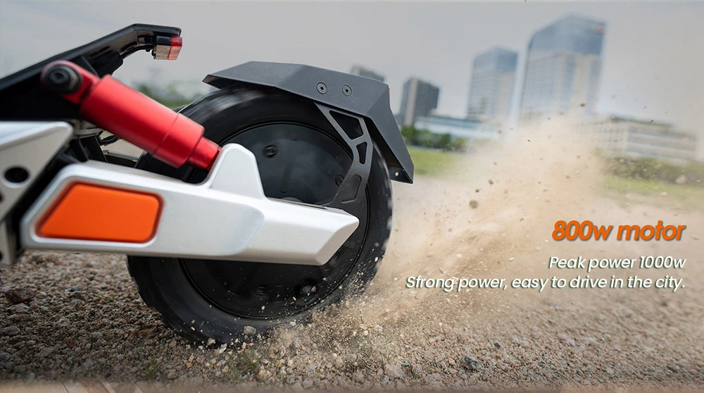 KuKirin M4 Max Electric Scooter, 800W Motor, 48V 18.2Ah Battery, 10 inches Tires, 45km/h Max Speed, 64km Range, Front & Rear Disc Brakes, Spring Shock Adsorption