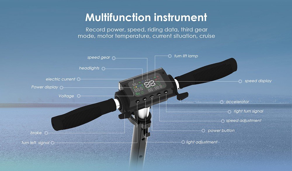 Trotineta electrica KuKirin S3 Pro 8in Anvelopa tip fagure 250W Motor 25km/h Viteza maxima 7.5Ah Baterie 30km Kilometraj