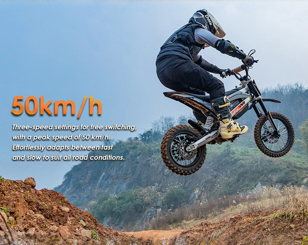 Motocicletă electrică Kukirin X1, motor de 1000W, baterie de 48V 20.8Ah, anvelope față de 14 inch și spate de 12 inch, viteză maximă de 50km/h, autonomie de 40km, frâne hidraulice față și spate, amortizare hidraulică a șocurilor