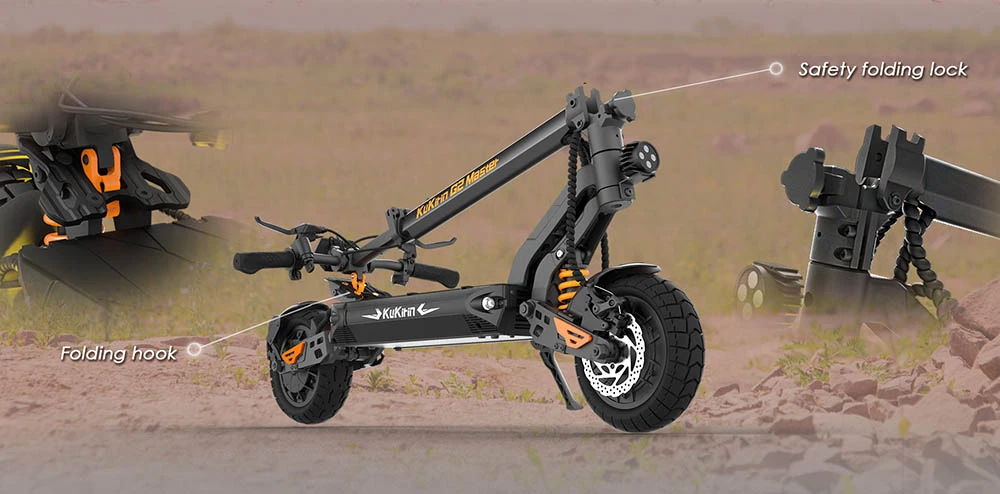 (Versiune îmbunătățită 2025) Trotinetă electrică KuKirin G2 Master, 10