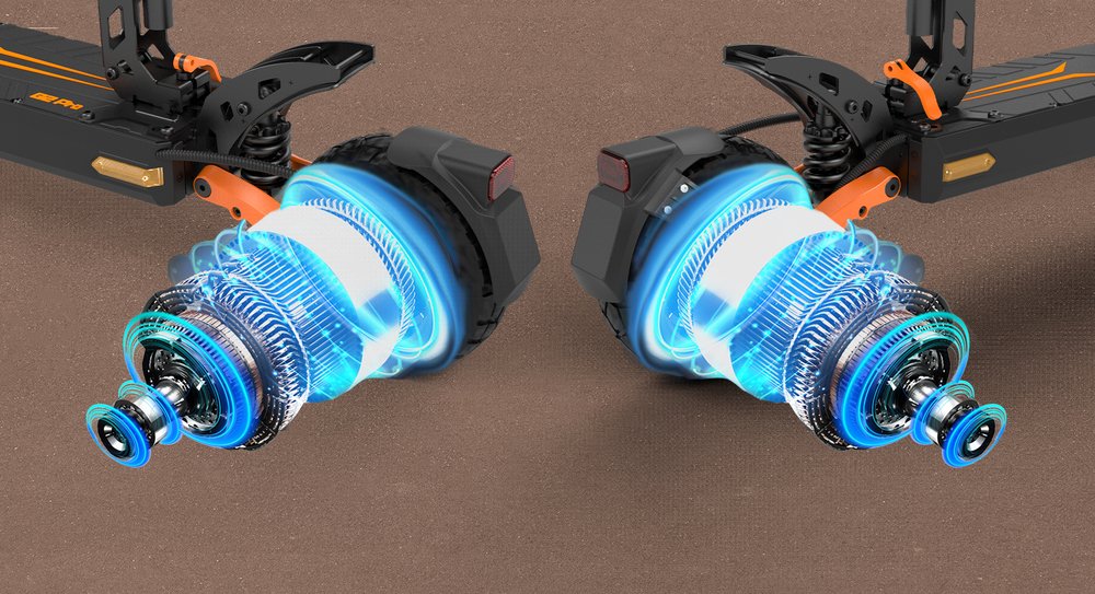 KuKirin G2 Pro 2024 Versiune nouă Trotinetă electrică pliabilă 9.0x3.0 inch Anvelopă fără cameră de vid 600W Motor 48V 15.6Ah Baterie 58km Rază maximă, Afișaj LCD HD Lumină dublă de frână cu LED Amortizor de șoc, Scaun detașabil Lumină de semnalizare
